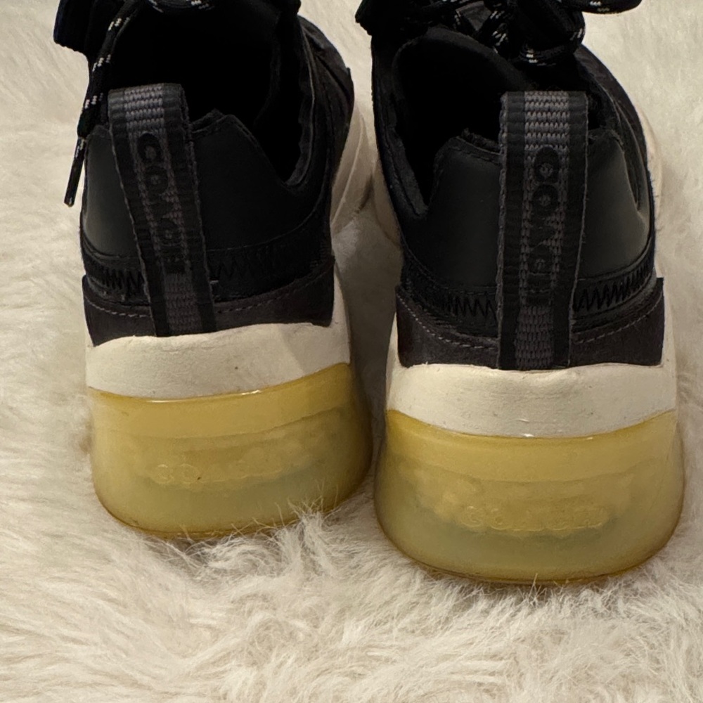 Coach Citysole Signature Runners Charcoal/Black/Gray Shoes Size 9 1/2D pre-owned - Picture 4 of 8